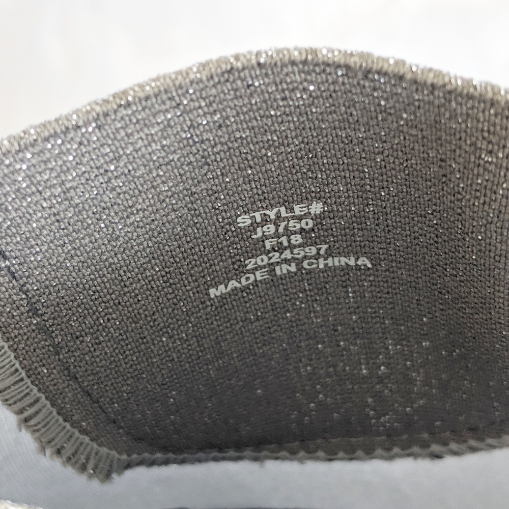 NIB J. Crew Chelsea Rain Boot in Silver Glitter - Picture 7 of 8